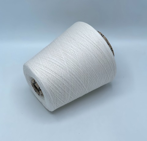 Бобинная пряжа,Cotton combed, 2540м. 100%Хлопок, Молочный(899), 39283