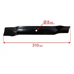 Нож для газонокосилки оригинальный DDE LME3109/LME3110 / LME3313 (791-714-037)