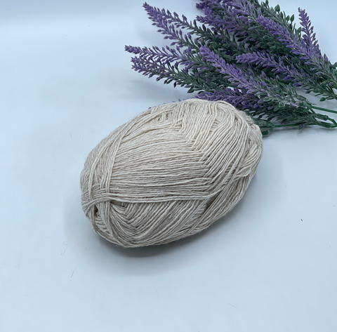 Stock Arcobaleno 300-500м/100 гр. 75% Меринос 25%Полиамид , Светлый,серо-бежевый, 40480