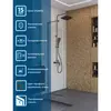 BelBagno UNO-L-1-TB-60-C-GM Душевая перегородка универсальная с односторонним входом, стекло прозрачное, профиль Оружейная сталь, 600x2000 мм