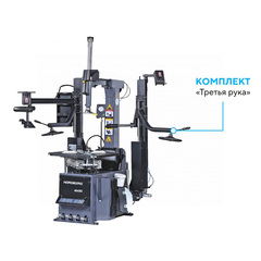 NORDBERG (4643ID (G)) Станок шиномонтажный автомат, инверторный, стол с накладками, 220 В, серый