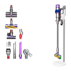 Беспроводной вертикальный пылесос Dyson V15 Detect+ (SV22), Blue / Nickel (Синий / Никель)