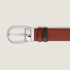 Двусторонний кожаный ремень Horseshoe из кожи Sartorial, 35мм
