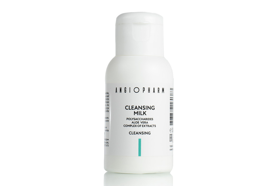 МИНИАТЮРА Очищающее молочко ANGIOPHARM Cleansing Milk 50мл