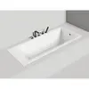 Salini Cascata 104213G Ванна встраиваемая 180х80, цвет: белый
