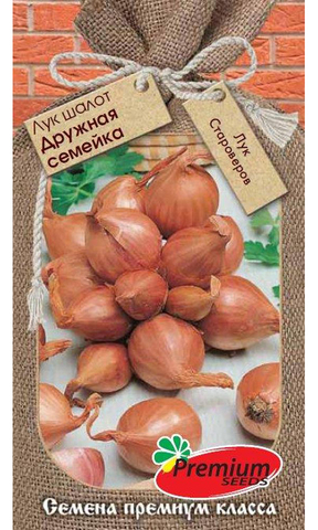 Семена Лук шалот Дружная семейка, цв 0,1 гр