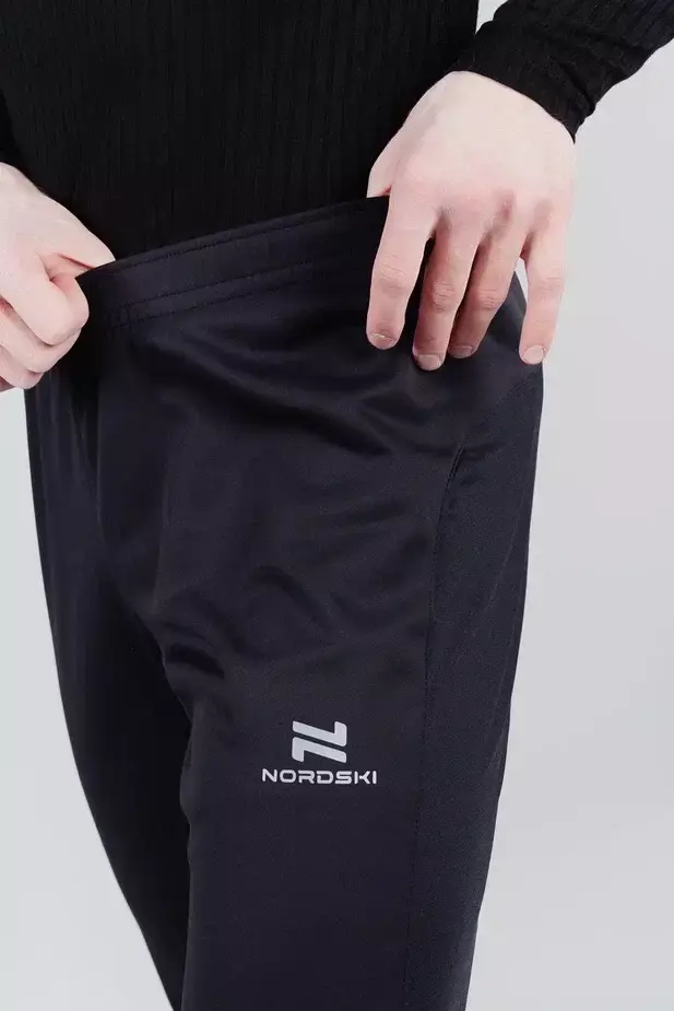Мужской тренировочный лыжный костюм Nordski Pro light blue-black - 15