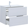 Aquanet Терра 323183 Тумба с раковиной, цвет: белый матовый
