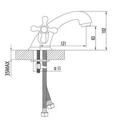 Смеситель для умывальника LEMARK STANDARD – LM2106C