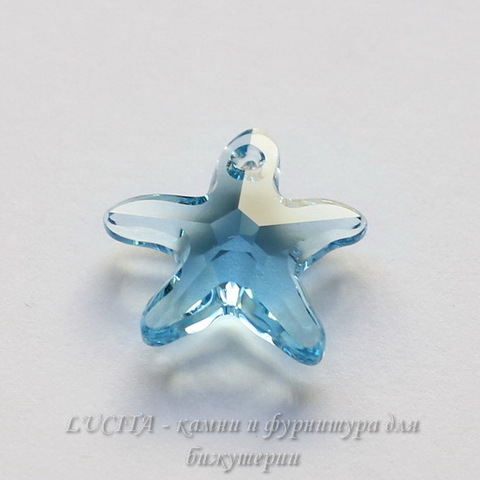 6721 Подвеска Сваровски Морская Звезда Aquamarine (16 мм) ()