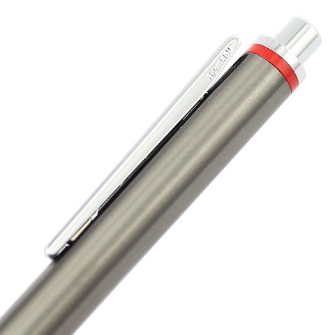 Ручка-роллер Rotring Jazz Capless, автоматическая, бесколпачковая, Chrome Steel (R 502719)