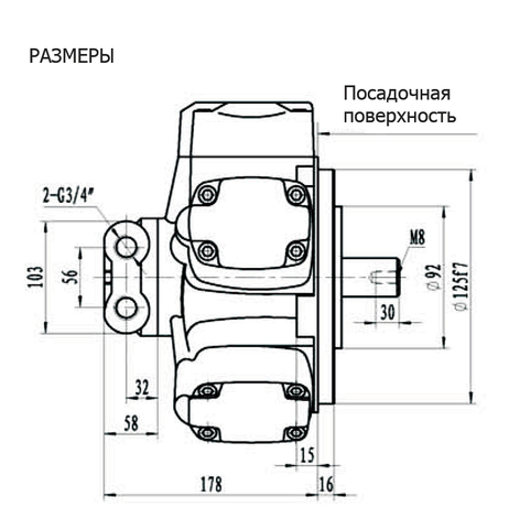 Гидромотор IPM1-63