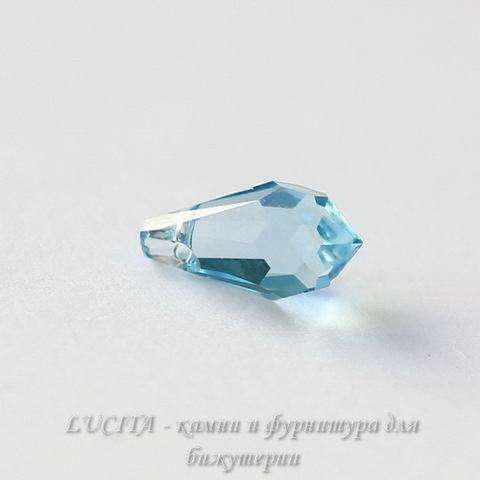 6000 Подвеска Сваровски Drop Aquamarine (11х5,5 мм)