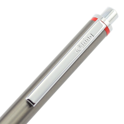 Ручка-роллер Rotring Jazz Capless, автоматическая, бесколпачковая, Chrome Steel (R 502719)