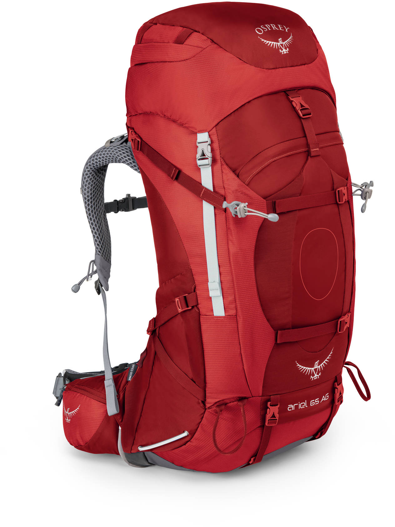 Туристические рюкзаки Рюкзак туристический женский Osprey Ariel AG 65 Ariel_AG_65_S17_Side_Picante_Red_web.jpg
