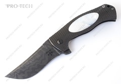Нож Les George Hydra Damascus Full Custom 