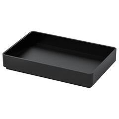 Поднос IKEA SKOGSVIKEN (СКОГСВИКЕН), Черный, 10x15 см