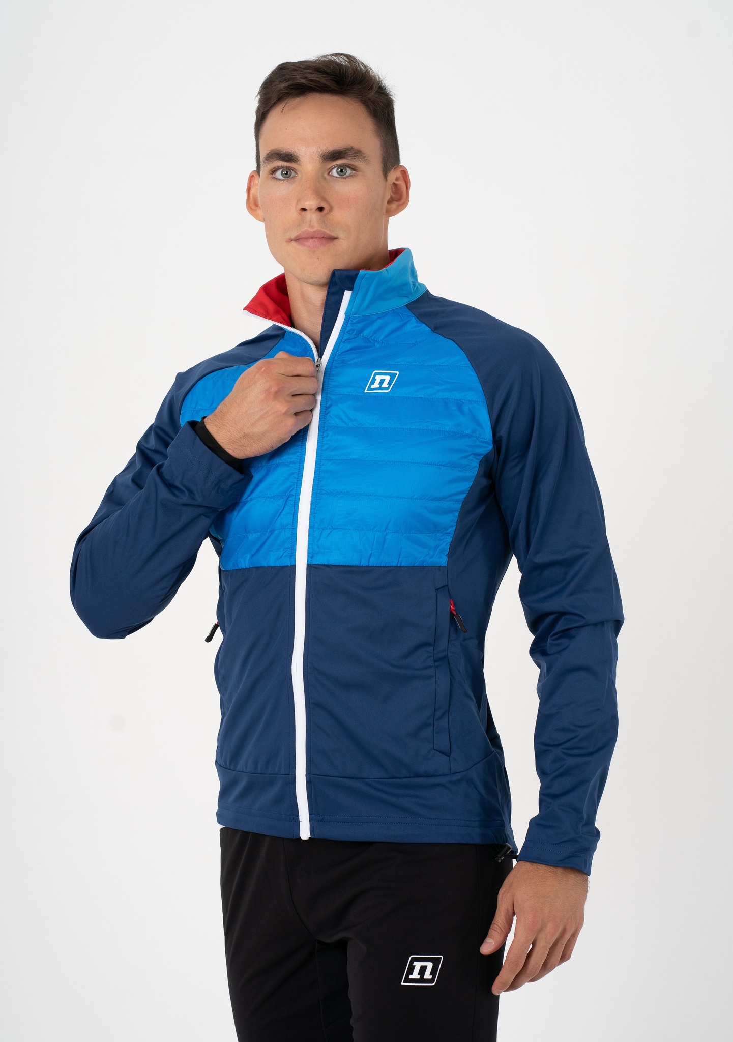 Мужская лыжная куртка Noname Hybrid 22 navy-blue - 2