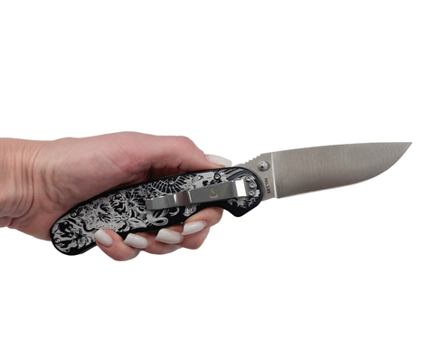 Складной нож Крыса Змея и Тигр Steelclaw, алюминий, лимитированная версия, rat01-1