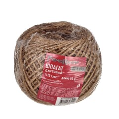 Шпагат джутовый 1120текс, 90м (РемоКолор) 51-4-090