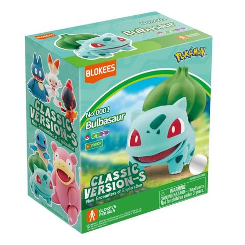 Сборная фигурка Blokees Pokemon Classic Version: Bulbasaur