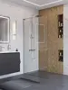 BelBagno UNO-L-1-TB-110-C-Cr Душевая перегородка универсальная с односторонним входом, стекло прозрачное, профиль хром, 1100x2000 мм