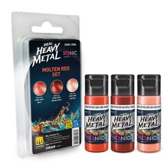 Набор красок Real Heavy Metal Molten Red - IONIC Smart Colors, 3 × 20 мл