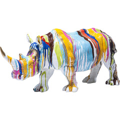 Фигура декоративная Rhino Colore «Разноцветный носорог» 26 см