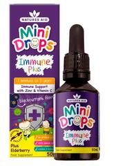 Natures Aid Mini-Drops Immune Plus, детские капли для иммунитета, 50 мл