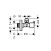 Hansgrohe 13901000 Вентиль угловой