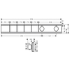 Hansgrohe RainSelect 15382140 Термостат для 4 потр., СМ, BBR