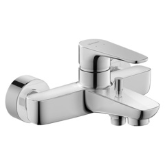 Duravit B.1 B15230000010 Смеситель для ванны настенный с переключателем излив/ручной душ, цвет: хром фото