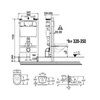 Roca Meridian 893104110 Инсталляция для унитаза с клавишей