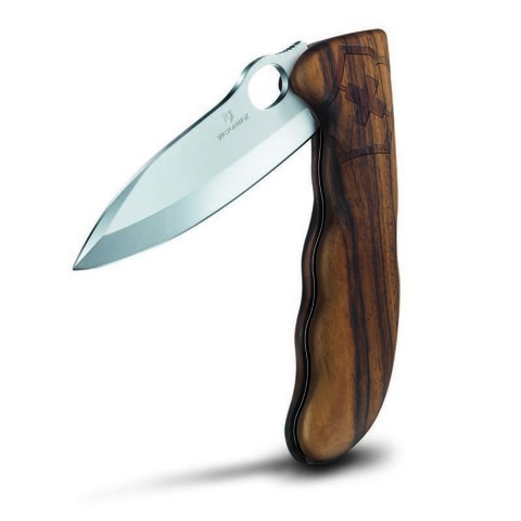Нож складной Victorinox Hunter Pro Wood, 130 mm, рукоять из орехового дерева (0.9410.63)