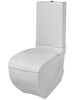 ArtCeram Hi-Line HIA001 01 71 Сиденье для унитаза с микролифтом, цвет: белый, хром