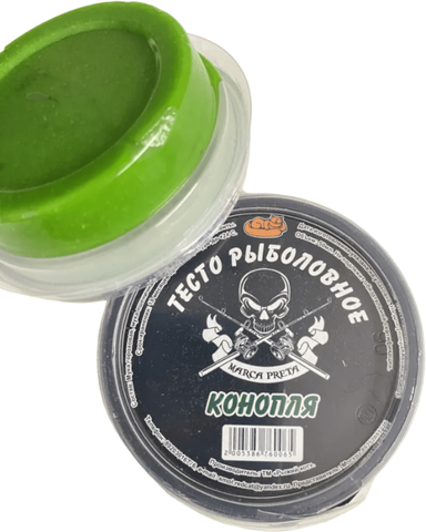 Насадка рыболовная ТЕСТО КОНОПЛЯ 50мл продажа от 5 шт.