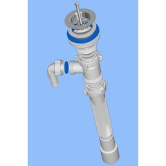 Сифон гофрированный 1 1/2*40/50с отводом стиральной машины 1 сорт в интернет-магазине ЯрТехника