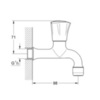 GROHE Costa L 30098001 Кран для раковины настенный