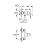 GROHE BauCurve 23767000 Смеситель для душа