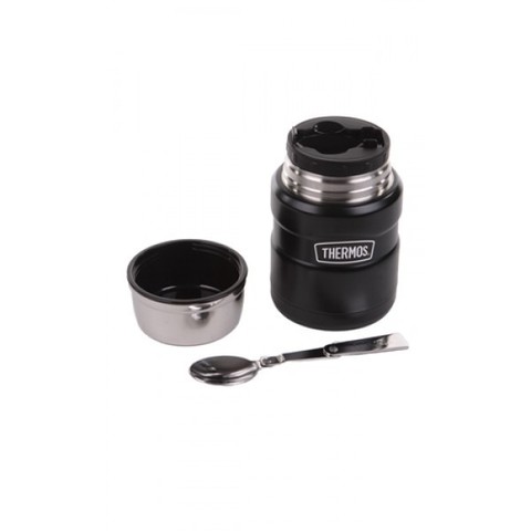 Термос для еды с ложкой Thermos SK 3000 BK Matt Black, 0.47 л Термос для еды с ложкой Thermos SK 3000 BK Matt Black, 0.47 л
