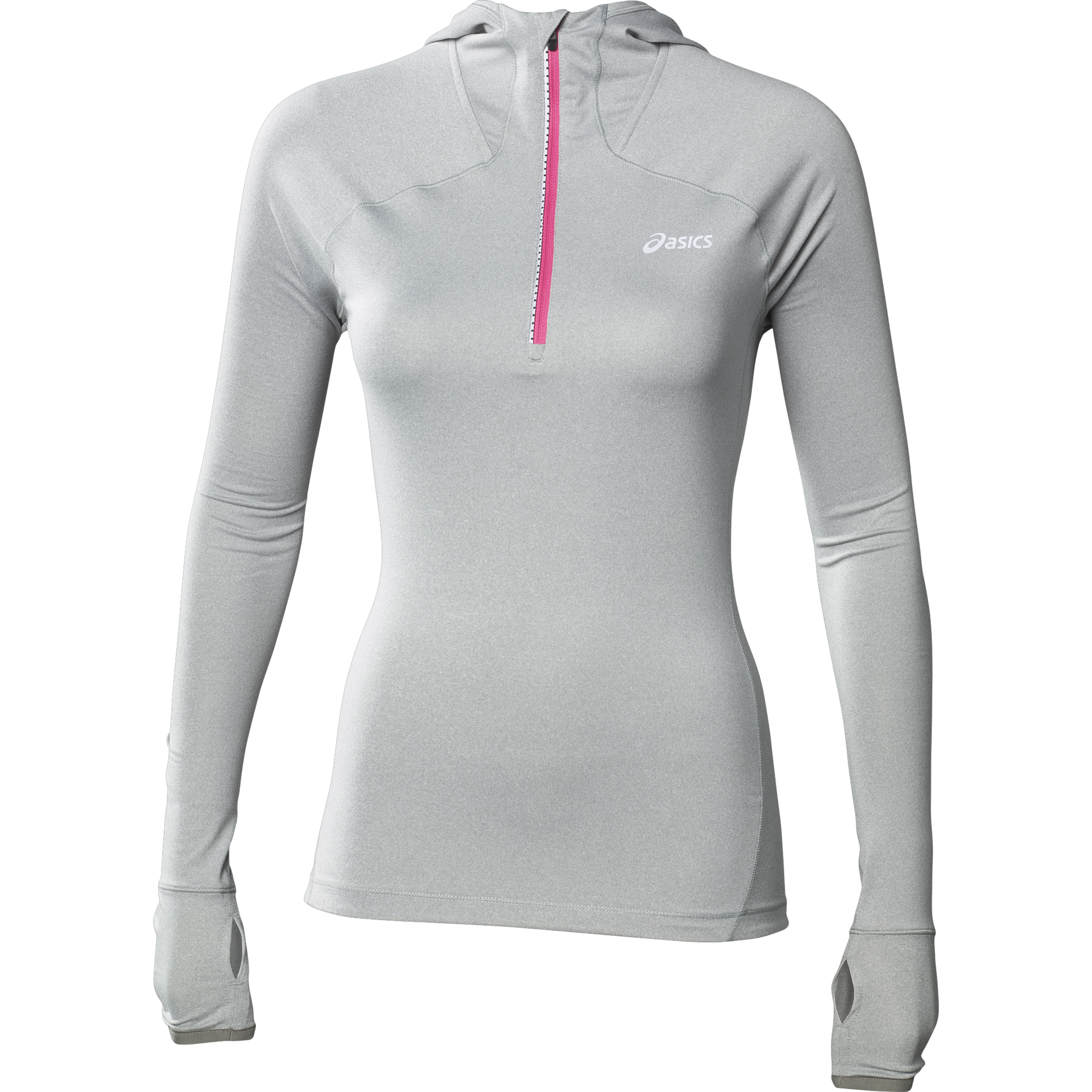 Рубашка беговая ASICS LS 1/2 ZIP Hoodie