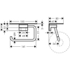Hansgrohe AddStoris 41772340 Держатель туалетной бумаги с полкой, BBC