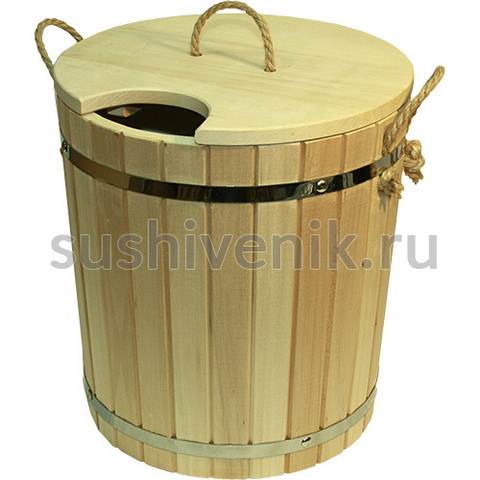 Запарник из липы с пластиковой вставкой, 18 л - 3