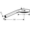 Hansgrohe Croma Select E 26812400 Душ ручной 11х11 см 3 режима