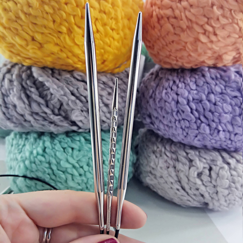 Спицы круговые Lang Yarns супергладкие WOOLADDICTS Lace 100 см