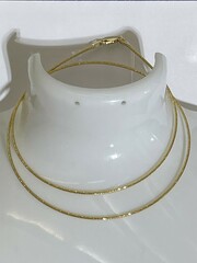 Снейк круглый с алмазными насечками (серебряная цепочка).