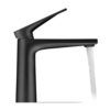 Duravit Tulum by Starck TU1020002046 Смеситель для раковины однорычажный, цвет черный матовый