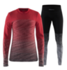 Craft Wool Comfort 2.0 женский комплект термобелья красный - 1
