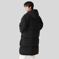 Пуховик Alpha Industries Long Puffer Parka Black (Черная)