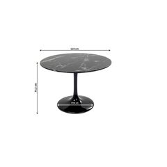 Стол Solo Marble Black Ø 110 см